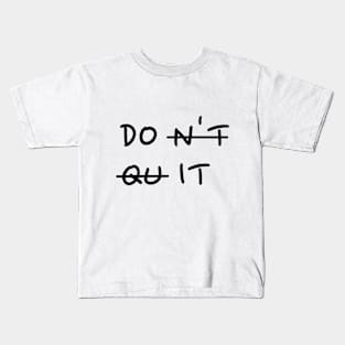 DO IT Fitness Gift Kids T-Shirt